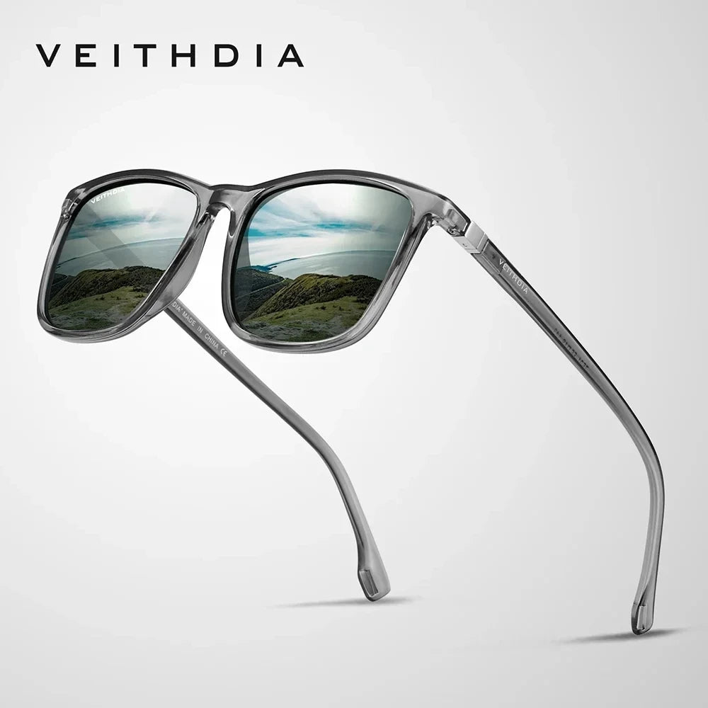 Unisex Polarized Square Sunglasses